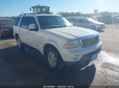 2004 LINCOLN AVIATOR White  Gasoline 5LMEU88H44ZJ20946 photo #1