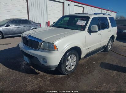 2004 LINCOLN AVIATOR White  Gasoline 5LMEU88H44ZJ20946 photo #3