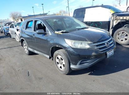 2012 HONDA CR-V LX Black  Gasoline 5J6RM3H36CL019113 photo #1