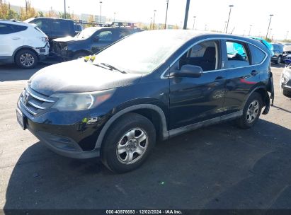 2012 HONDA CR-V LX Black  Gasoline 5J6RM3H36CL019113 photo #3