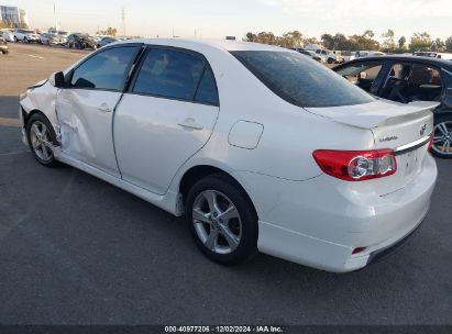 2013 TOYOTA COROLLA S/LE White  Gasoline 5YFBU4EE6DP176040 photo #4