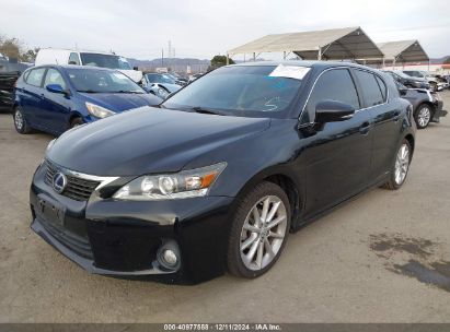 2013 LEXUS CT 200H Black  Hybrid JTHKD5BH0D2172180 photo #3