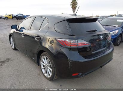 2013 LEXUS CT 200H Black  Hybrid JTHKD5BH0D2172180 photo #4