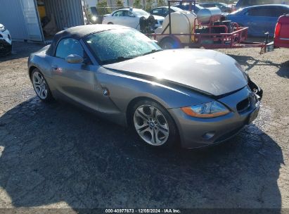 2004 BMW Z4 3.0I Gray  Gasoline 4USBT53554LT25293 photo #1