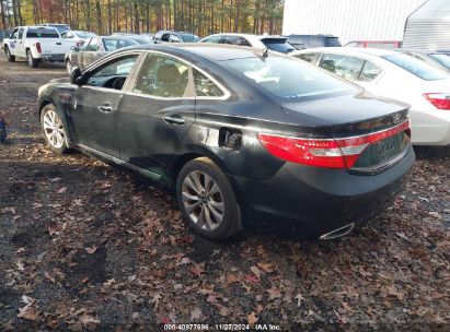 2013 HYUNDAI AZERA Black  Gasoline KMHFG4JG8DA216411 photo #4