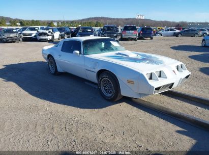 1979 PONTIAC TRANS-AM White  Other 2WB7K9L172185 photo #1