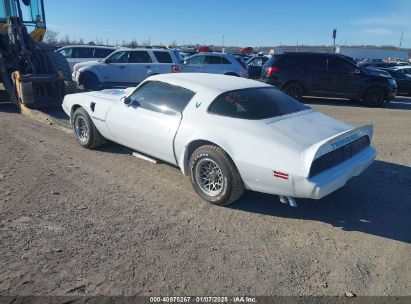 1979 PONTIAC TRANS-AM White  Other 2WB7K9L172185 photo #4