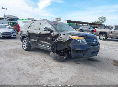 2014 FORD EXPLORER LIMITED Black  Gasoline 1FM5K7F87EGB09216 photo #1