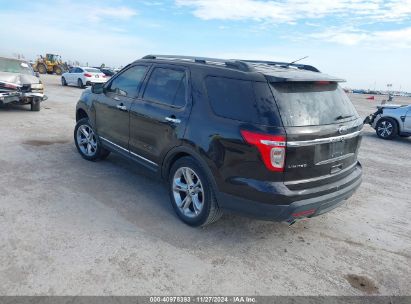 2014 FORD EXPLORER LIMITED Black  Gasoline 1FM5K7F87EGB09216 photo #4