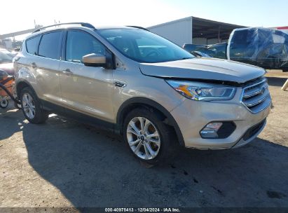 2018 FORD ESCAPE SEL Gold  Gasoline 1FMCU0HD7JUA42504 photo #1