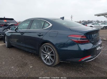 2023 GENESIS G70 2.0T AWD Blue  Gasoline KMTG34TA8PU131697 photo #4