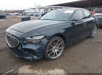 2023 GENESIS G70 2.0T AWD Blue  Gasoline KMTG34TA8PU131697 photo #3