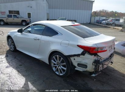 2015 LEXUS RC 350 White  Gasoline JTHSE5BC5F5003498 photo #4