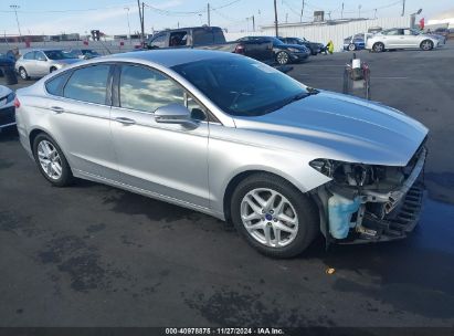 2014 FORD FUSION SE Silver  Gasoline 3FA6P0H72ER327830 photo #1