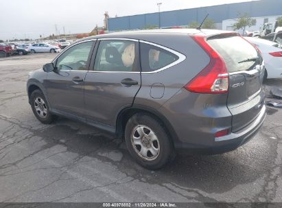 2015 HONDA CR-V LX Gray  Gasoline 3CZRM3H37FG713827 photo #4