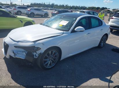 2023 ALFA ROMEO GIULIA SPRINT RWD White  Gasoline ZARFAMANXP7671434 photo #3