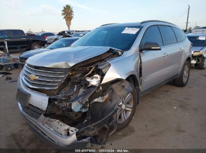 2015 CHEVROLET TRAVERSE 2LT Silver  Gasoline 1GNKRHKD5FJ240815 photo #3