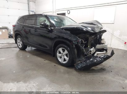 2020 TOYOTA HIGHLANDER LE Black  Gasoline 5TDBZRBH9LS031304 photo #1