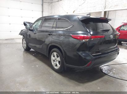 2020 TOYOTA HIGHLANDER LE Black  Gasoline 5TDBZRBH9LS031304 photo #4