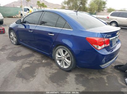 2012 CHEVROLET CRUZE LTZ Blue  Gasoline 1G1PH5SC6C7143759 photo #4