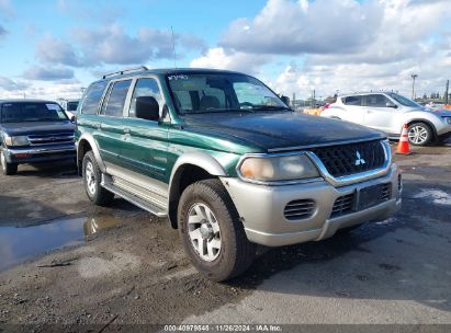 2001 MITSUBISHI MONTERO SPORT XLS Green  Gasoline JA4LS31HX1P005173 photo #1