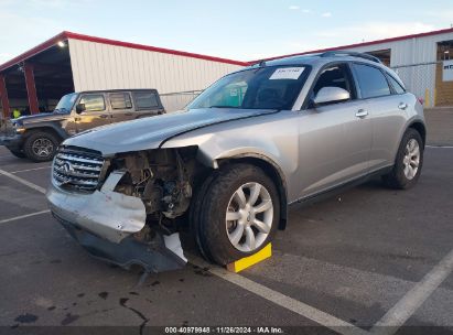 2005 INFINITI FX35 Silver  Gasoline JNRAS08W65X220930 photo #3