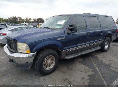 2002 FORD EXCURSION XLT Blue  Gasoline 1FMNU40SX2EB97425 photo #3