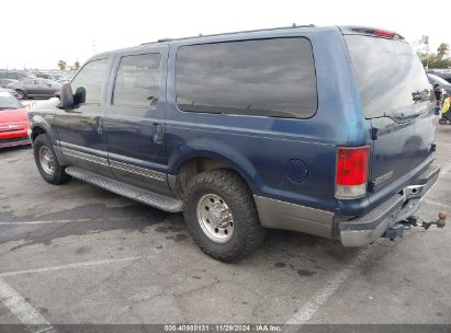 2002 FORD EXCURSION XLT Blue  Gasoline 1FMNU40SX2EB97425 photo #4