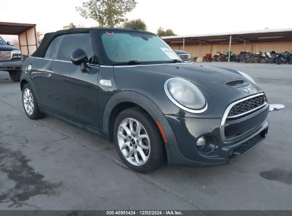 2018 MINI CONVERTIBLE COOPER S Black  Gasoline WMWWG9C54J3C82712 photo #1