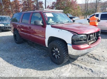 2003 GMC YUKON XL 1500 SLT Burgundy  Flexible Fuel 1GKEC16Z53J143585 photo #1