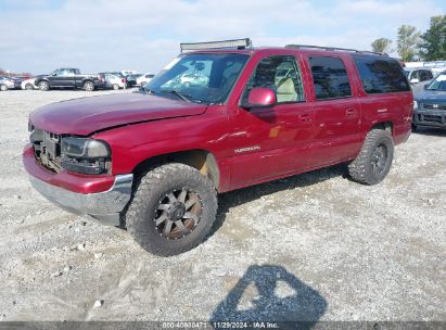 2003 GMC YUKON XL 1500 SLT Burgundy  Flexible Fuel 1GKEC16Z53J143585 photo #3