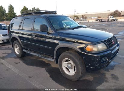 2000 MITSUBISHI MONTERO SPORT LS/XLS Black  Gasoline JA4LS31H2YP817030 photo #1