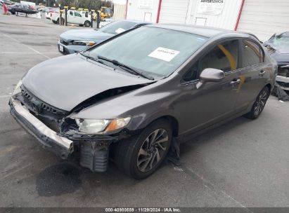 2009 HONDA CIVIC LX Gray  Gasoline 19XFA16559E032060 photo #3