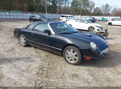 2002 FORD THUNDERBIRD Black  Gasoline 1FAHP60A82Y128667 photo #1