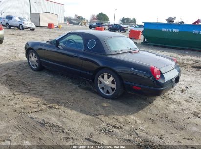 2002 FORD THUNDERBIRD Black  Gasoline 1FAHP60A82Y128667 photo #4