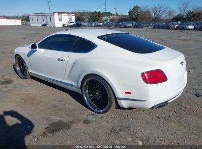 2013 BENTLEY CONTINENTAL GT SPEED White  Flexible Fuel SCBFC7ZA6DC085262 photo #4