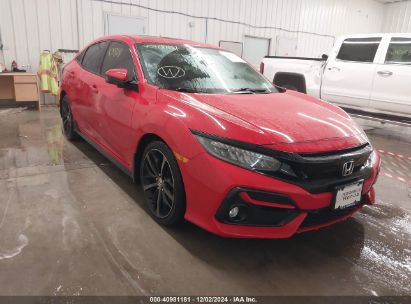 2020 HONDA CIVIC SPORT TOURING Red  Gasoline SHHFK7H90LU202695 photo #1