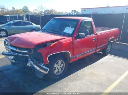 1995 CHEVROLET GMT-400 C1500 Red  Gasoline 1GCEC14K7SZ101257 photo #3