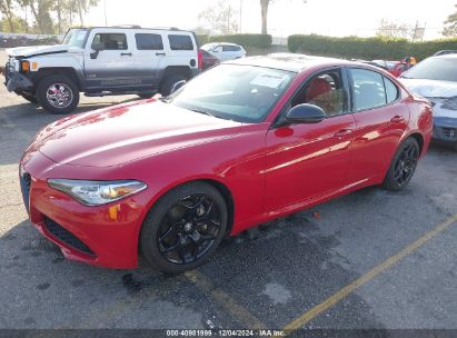 2021 ALFA ROMEO GIULIA RWD Red  Gasoline ZARFAMAN5M7639809 photo #3