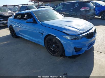 2017 BMW M4 Blue  Gasoline WBS3U9C54HP970720 photo #1