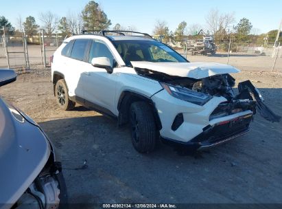 2022 TOYOTA RAV4 HYBRID SE White  Hybrid JTM16RFV7NJ019155 photo #1