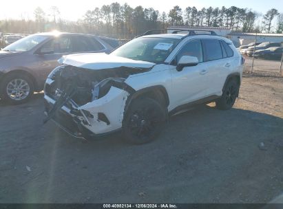 2022 TOYOTA RAV4 HYBRID SE White  Hybrid JTM16RFV7NJ019155 photo #3