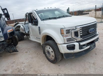 2022 FORD F-450 PLATINUM White  Diesel 1FT8W4DT3NEC86627 photo #1