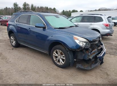 2016 CHEVROLET EQUINOX LT Blue  Gasoline 2GNFLFEK7G6183615 photo #1