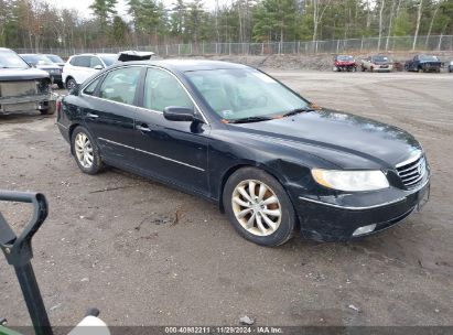 2006 HYUNDAI AZERA LIMITED/SE Black  Gasoline KMHFC46F26A118070 photo #1