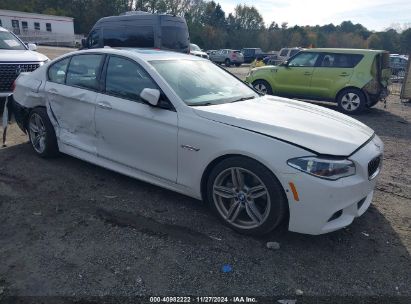 2014 BMW 550I White  Gasoline WBAKN9C54ED680715 photo #1