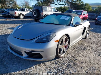 2018 PORSCHE 718 BOXSTER S Silver  Gasoline WP0CB2A80JS228268 photo #3