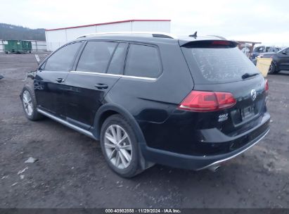 2017 VOLKSWAGEN GOLF ALLTRACK TSI S/TSI SE/TSI SEL Black  Gasoline 3VWH17AU0HM543042 photo #4