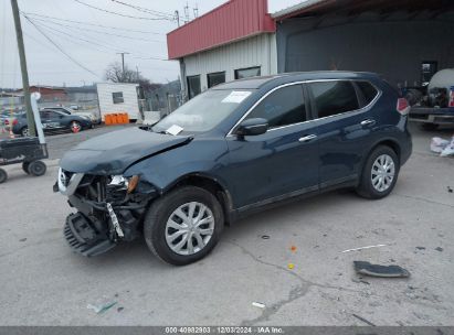 2015 NISSAN ROGUE S/SL/SV Navy  Gasoline 5N1AT2ML7FC826035 photo #3