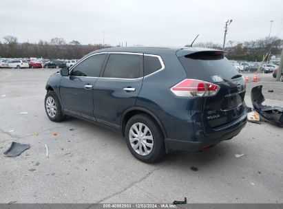 2015 NISSAN ROGUE S/SL/SV Navy  Gasoline 5N1AT2ML7FC826035 photo #4